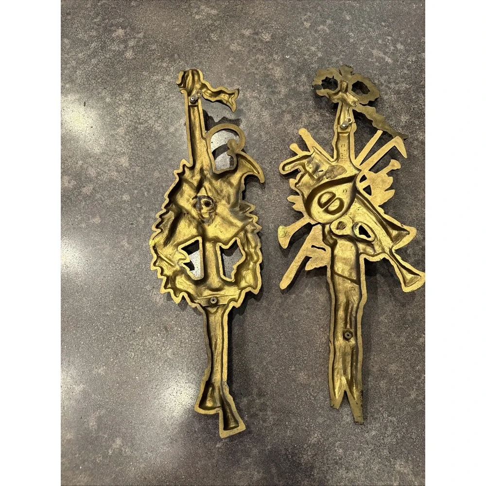 Sz 23/24inch Musical Resin Wall Art‎ Gold